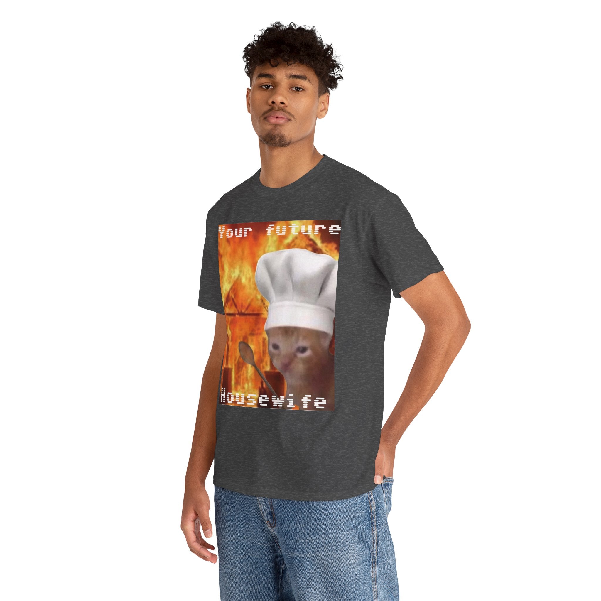 'Your Future Housewife' Chef Cat Meme T-Shirt